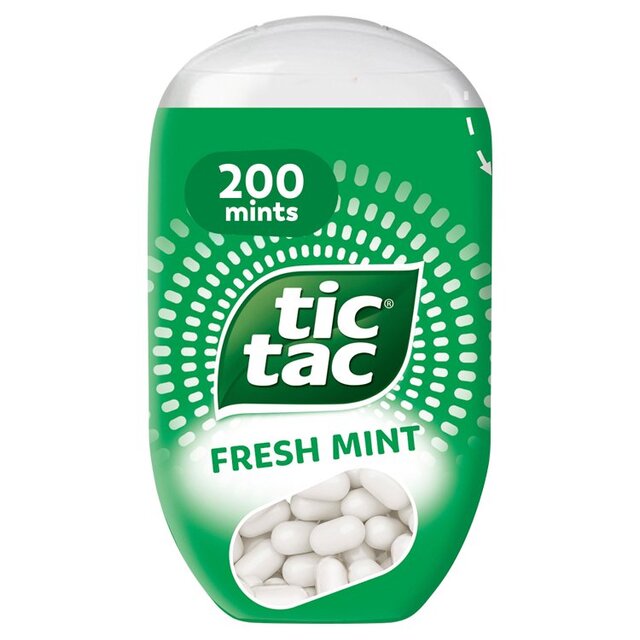 Tic Tac Fresh Mint Mini Sweets Bottle Pack   98g - McGrocer