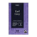 M&S Fairtrade Earl Grey Tea Bags   50 per pack - McGrocer