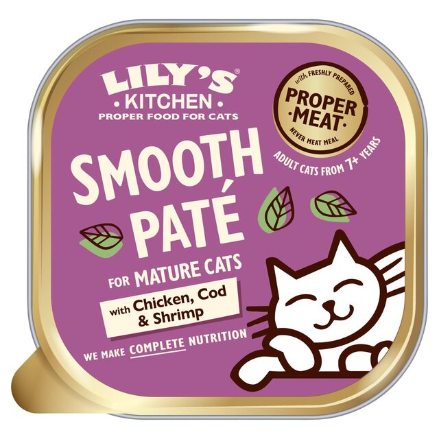 Lily's Kitchen Chicken & Cod with Shrimp Pate for Mature Cats   85g - McGrocer