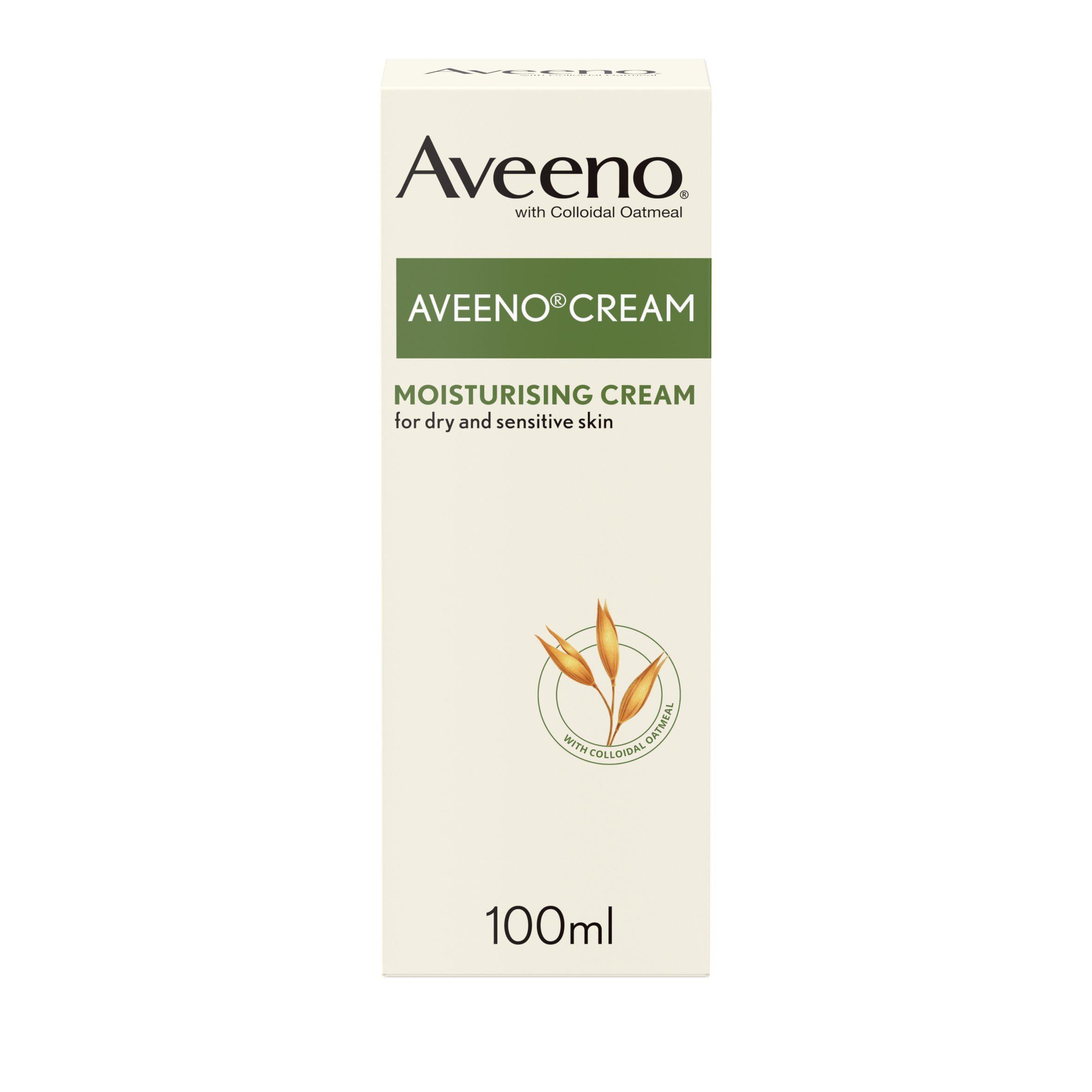Aveeno Cream Dry & Sensitive Skin Moisturiser 100ml - McGrocer