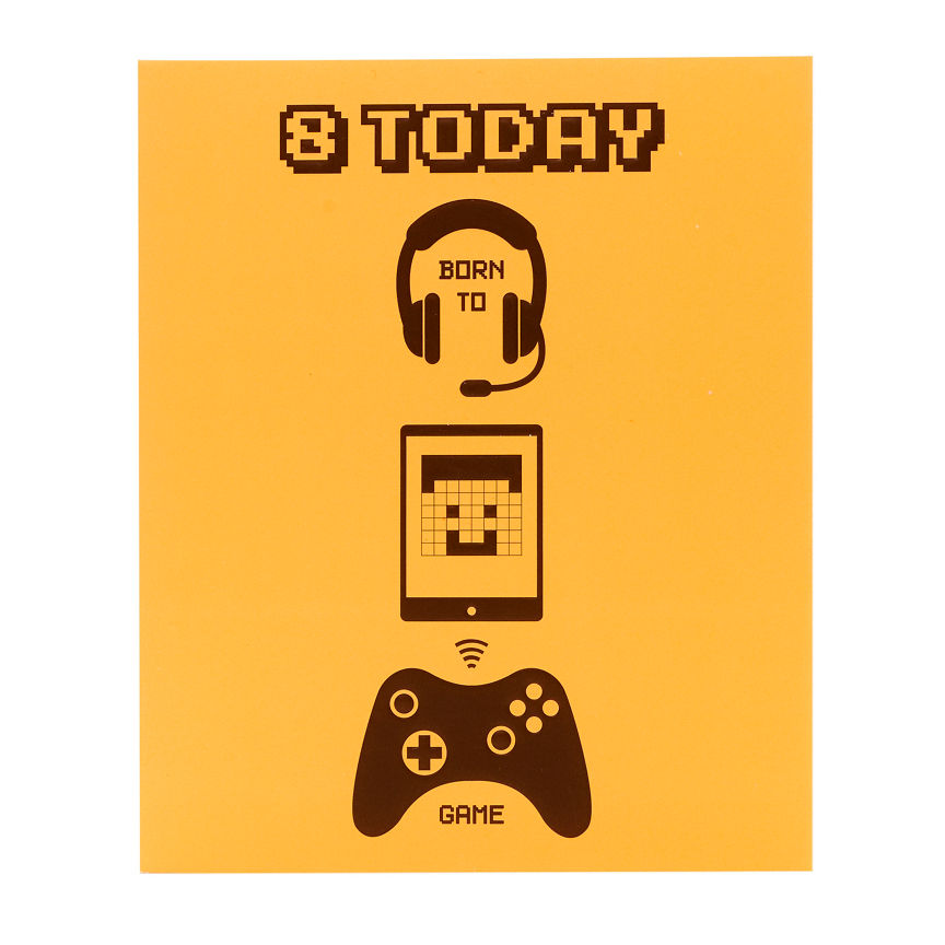 George Home Graphic Game Design Birthday Card - McGrocer