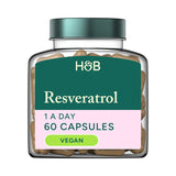 Holland & Barrett Resveratrol 250mg with Red Wine Extract 10mg 60 capsules - McGrocer