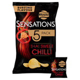 Walkers Sensations Thai Sweet Chilli Multipack Crisps 5x25g GOODS Sainsburys   