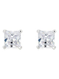 Ensemble de boucles d'oreilles Beaverbrooks en argent sterling et zircon cubique 