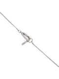 AllSaints Silver Tone Mens Signature Cross Pendant Necklace