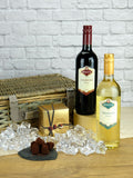 Coffret Le Bon Vin Vin Rouge et Blanc Italien avec Truffes au Chocolat 