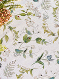 Nappe en coton Sophie Allport blanc cassé à imprimé floral sauvage 