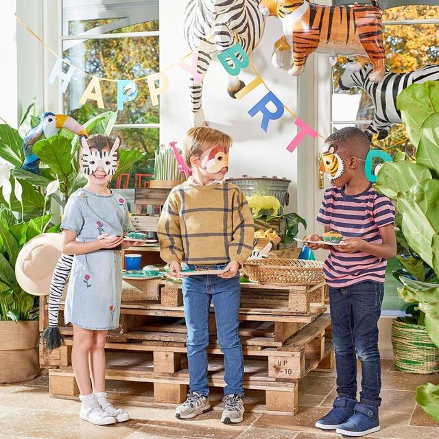 Talking Tables Kids Animal Masks   8 per pack - McGrocer