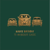 Absolute Classic Cars Birthday Card - McGrocer