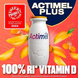 Actimel Plus 100% Vitamin D Mango & Turmeric Immunity Yoghurt Drink   8 x 100g - McGrocer