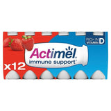 Actimel Strawberry Cultured Yoghurt Drink   12 x 100g - McGrocer