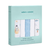 Aden + Anais Muslin Squares Space Explorers   5 per pack - McGrocer