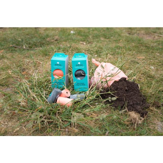 Adios Compostable & Biodegradable Dog Poo Bags - Pink    60 per pack - McGrocer