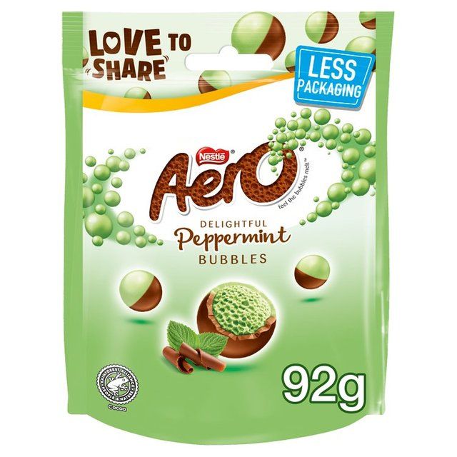 Aero Bubbles Peppermint Mint Chocolate Sharing Bag - McGrocer