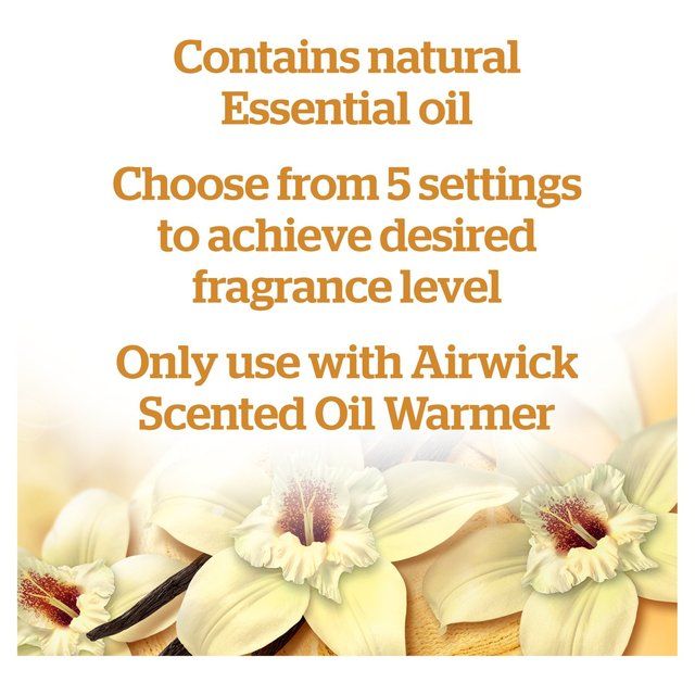 Airwick White Vanilla Bean Plug In Twin Refill   2 x 19ml - McGrocer