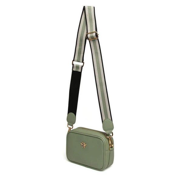Alice Wheeler Mini Mayfair Sage Crossbody Bag - McGrocer