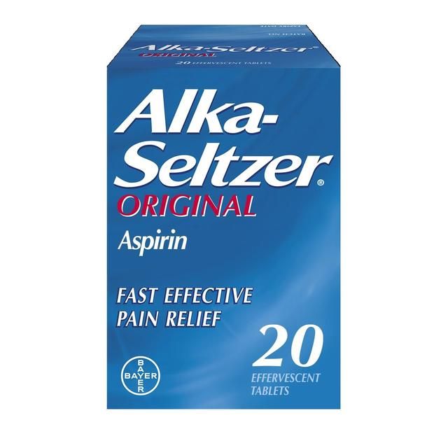 Alka Seltzer Original Pain Relief Effervescent Tablets   20 per pack - McGrocer