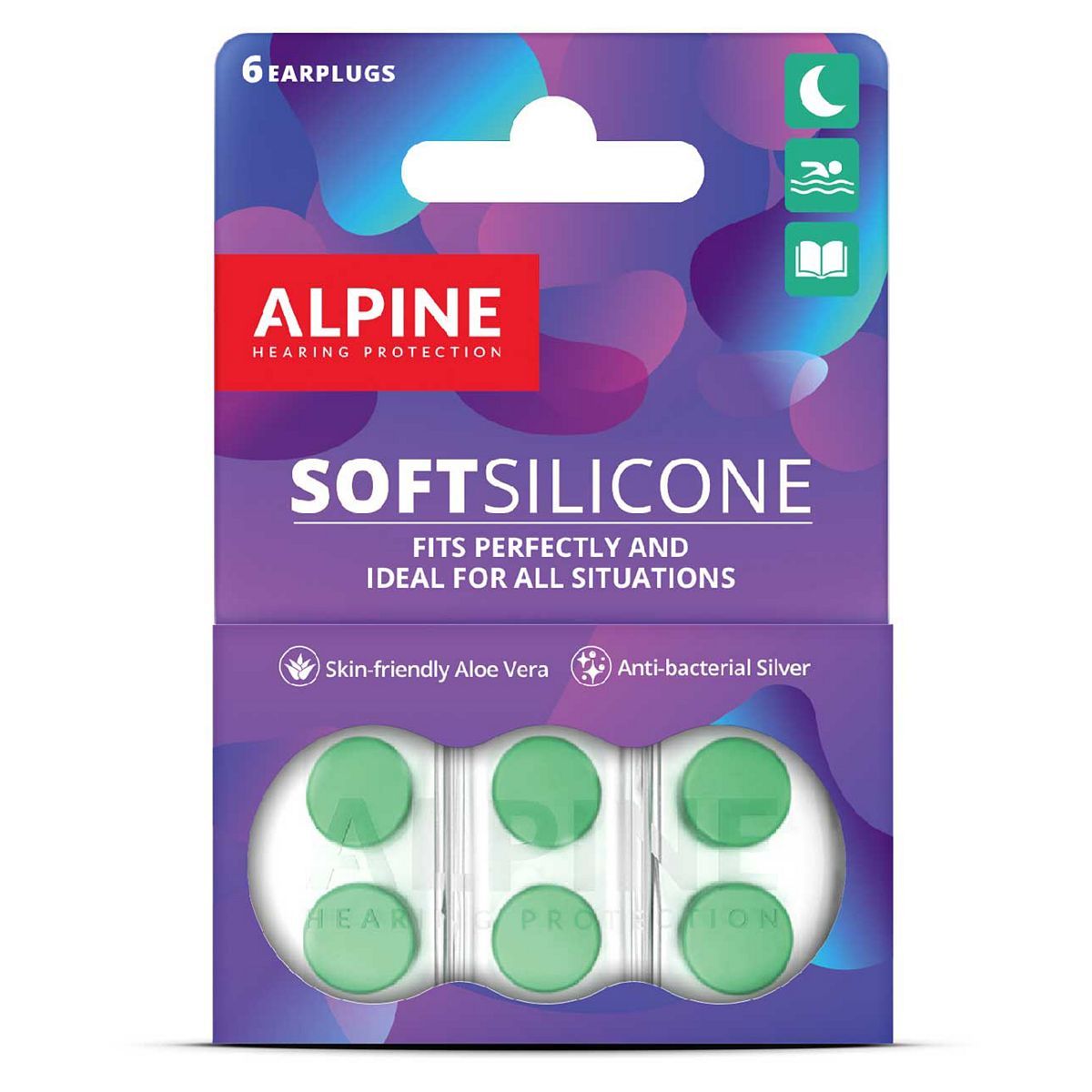 Alpine Soft Silicone Earplugs 3 Pairs - McGrocer