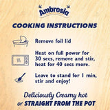 Ambrosia Ready to Eat Porridge Golden Syrup   210g - McGrocer