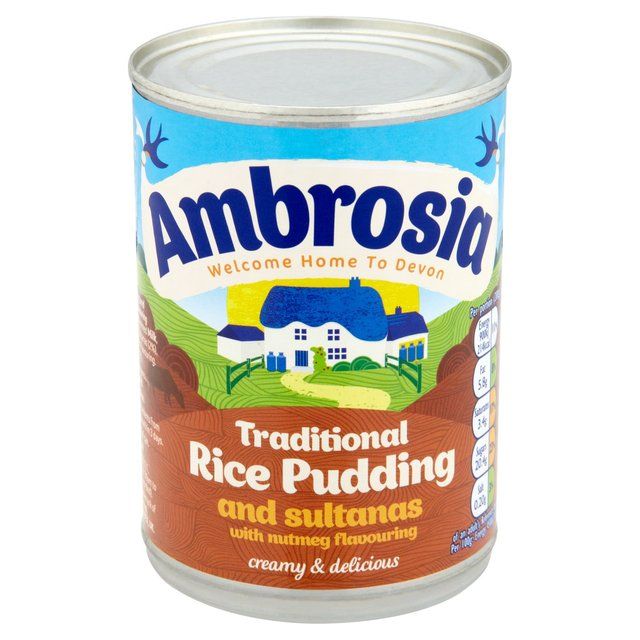 Ambrosia Traditional Rice Pudding Sultanas & Nutmeg   425g - McGrocer