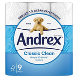 Andrex Classic Clean Toilet Roll   9 per pack - McGrocer