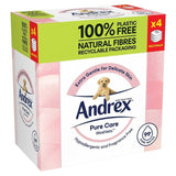 Andrex Pure Care Washlets Flushable Toilet Wipes Quad Pack   4 x 36 per pack - McGrocer