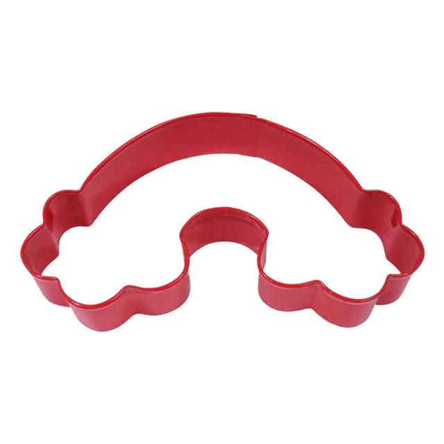 Anniversary House Rainbow Poly-Resin Coated Cookie Cutter Red - McGrocer
