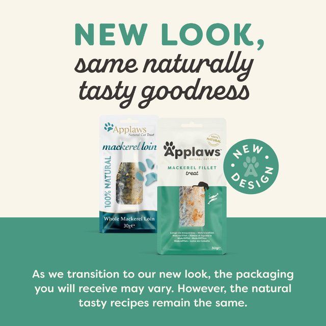 Applaws Cat Mackerel Loin   30g - McGrocer