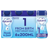 Aptamil 1 First Formula Baby Milk Liquid from Birth Multipack 6x - McGrocer