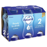 Aptamil 2 Follow On Formula Baby Milk Liquid 6-12 Months Multipack    6 x 200ml - McGrocer