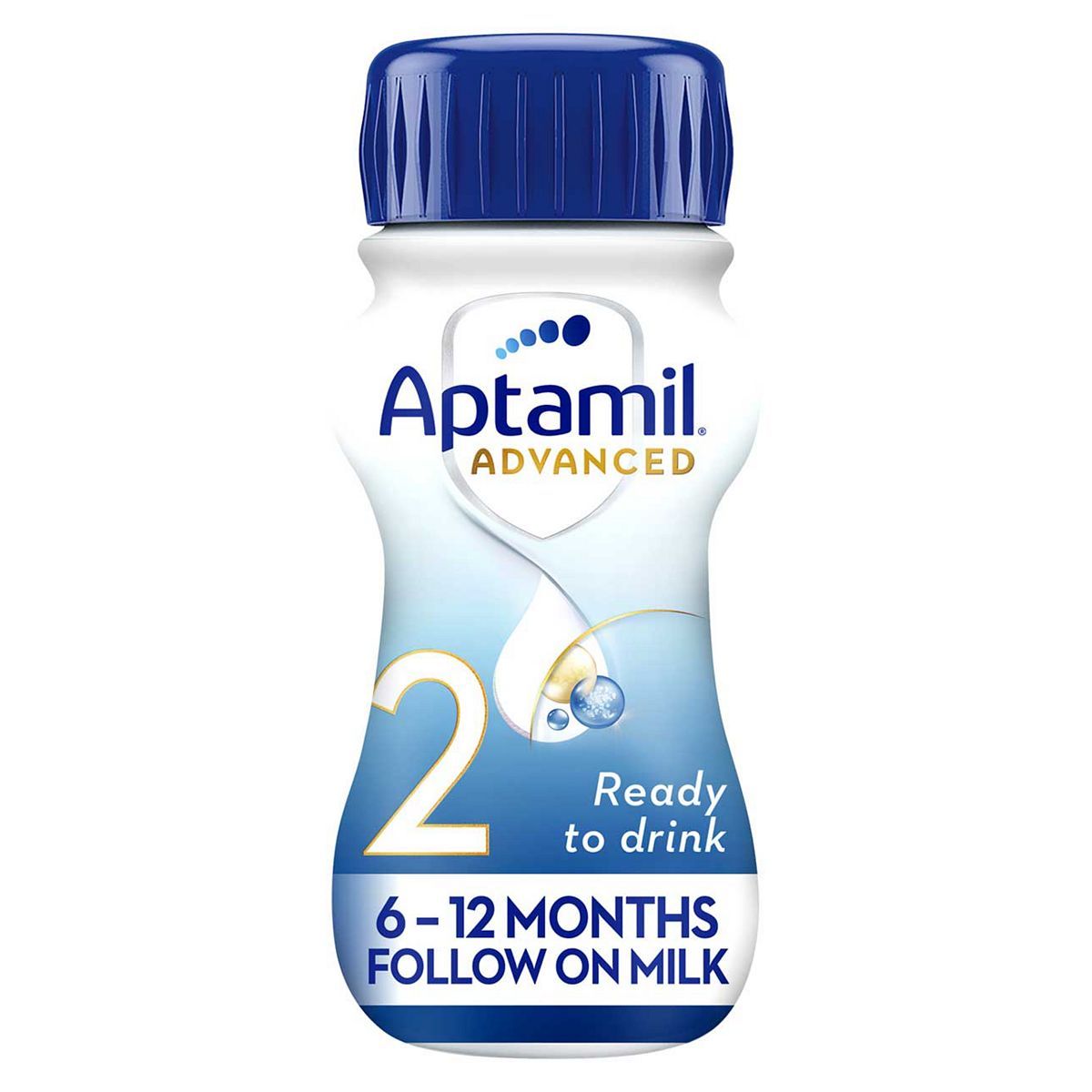 Aptamil Advanced 2 Follow On Baby Milk Formula Liquid 6-12 Months 200ml - McGrocer