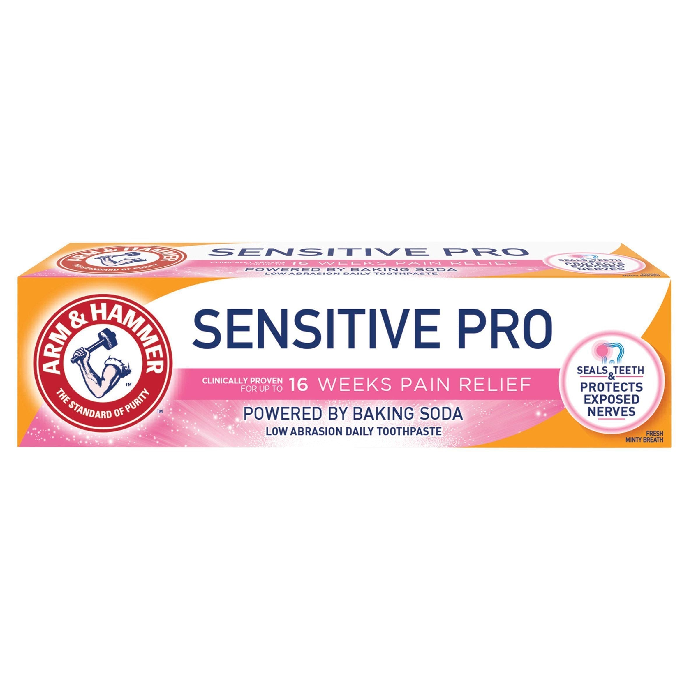 Arm & Hammer Sensitive Pro Repair with Liquid Calcium Baking Soda Toothpaste 75ml - McGrocer