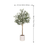 Artificial 6.5ft Olive Tree in Planter - McGrocer
