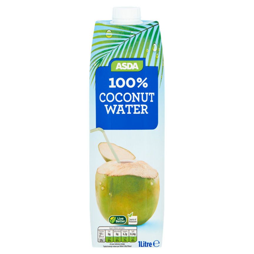 ASDA 100% Pure Coconut Water Bottle - McGrocer