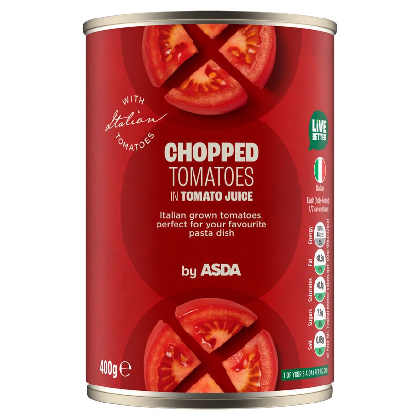 ASDA Chopped Tomatoes 400g - McGrocer