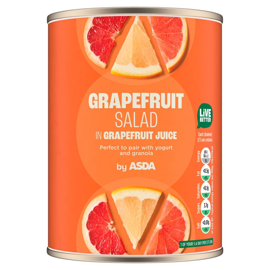 ASDA Grapefruit Salad in Grapefruit Juice 540g - McGrocer