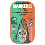 ASDA Mackerel Fillets in a Smoky Barbecue Sauce 125g - McGrocer