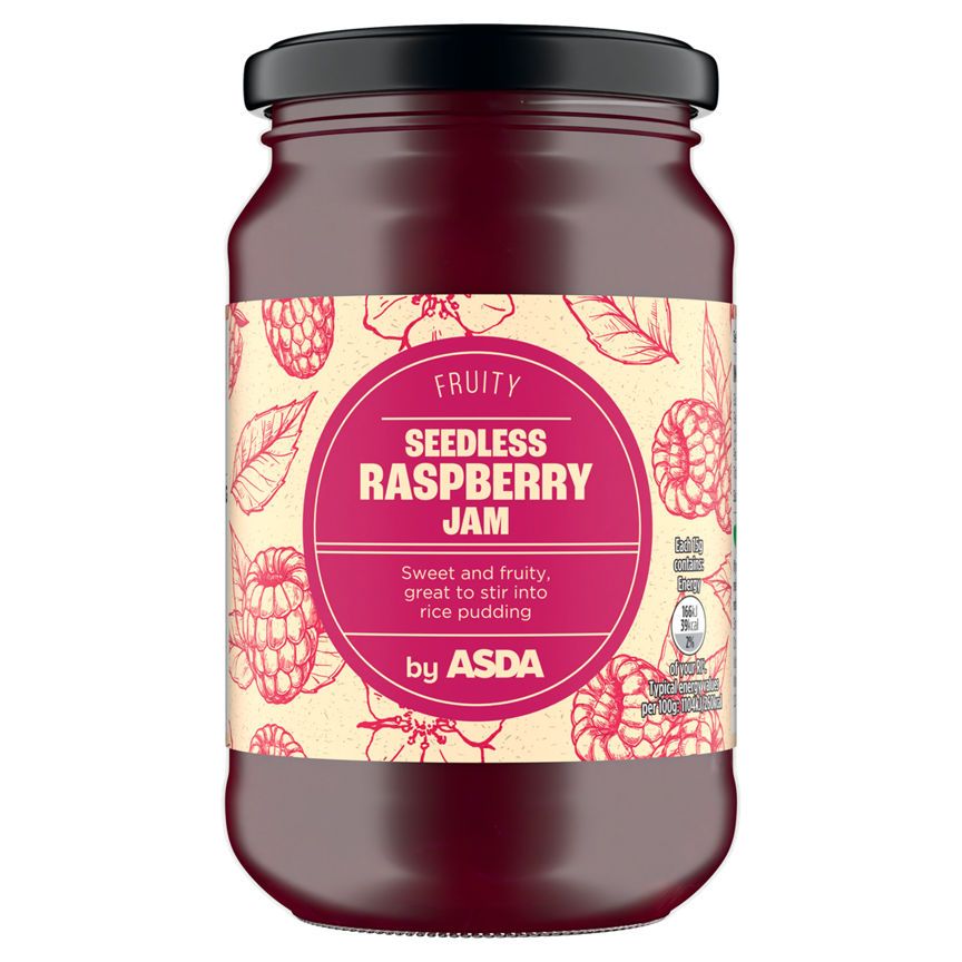 ASDA Seedless Raspberry Jam 454g - McGrocer