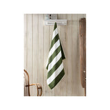 At Home with Stacey Solomon Green Reversible Stripe Beach Towel - McGrocer