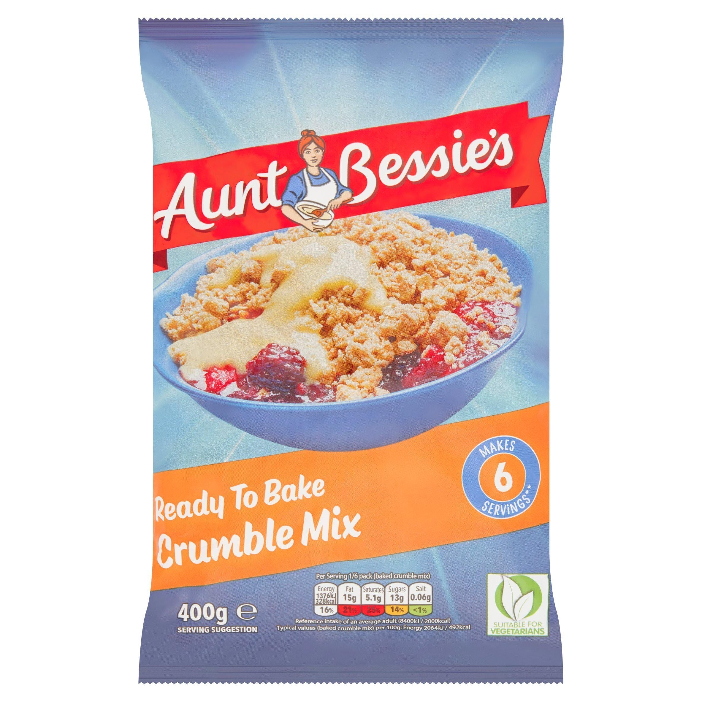 Aunt Bessie's Golden Crumble Mix 400g - McGrocer