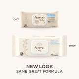 Aveeno Baby Daily Care Baby Wipes   72 per pack - McGrocer