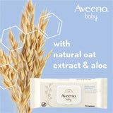 Aveeno Baby Daily Care Baby Wipes   72 per pack - McGrocer