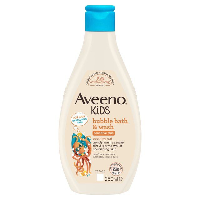 Aveeno Kids Bubble Bath & Wash   250ml - McGrocer