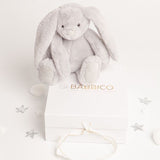Babbico Gift Boxed Bertie The Bunny Grey Soft Plush Toy - McGrocer