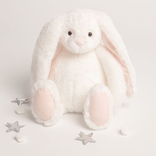 Babbico Gift Boxed Blossom The Bunny White & Pink Soft Toy - McGrocer