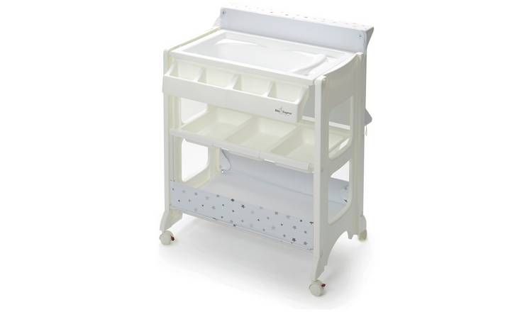 Baby Elegance Bath Changing Unit - Grey Star - McGrocer