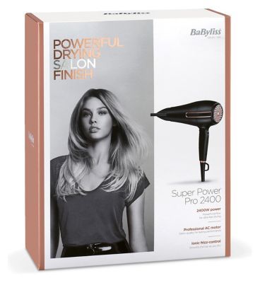 BaByliss Super Power Pro AC 2400 Hair Dryer - McGrocer