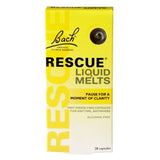 Bach Original Flower Remedies Rescue Liquid Melts 28 Capsules - McGrocer