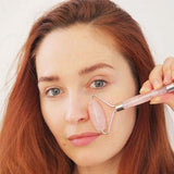 Baie Botanique Rose Quartz Dual Action Facial Roller - McGrocer