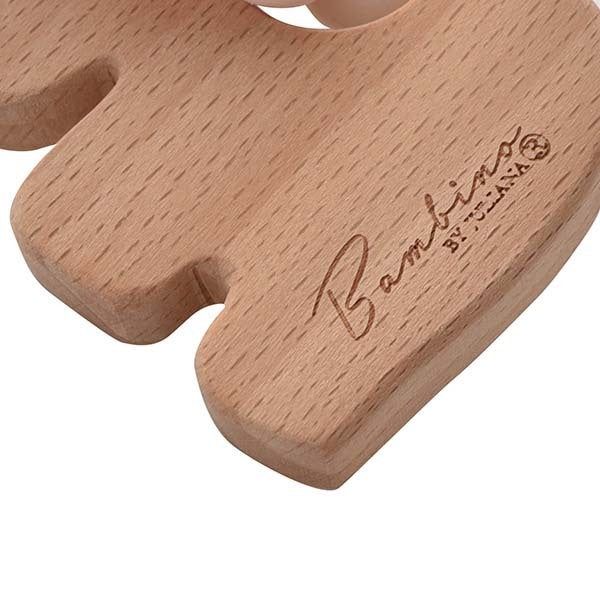 Bambino Elephant Teething Toy Pink - McGrocer